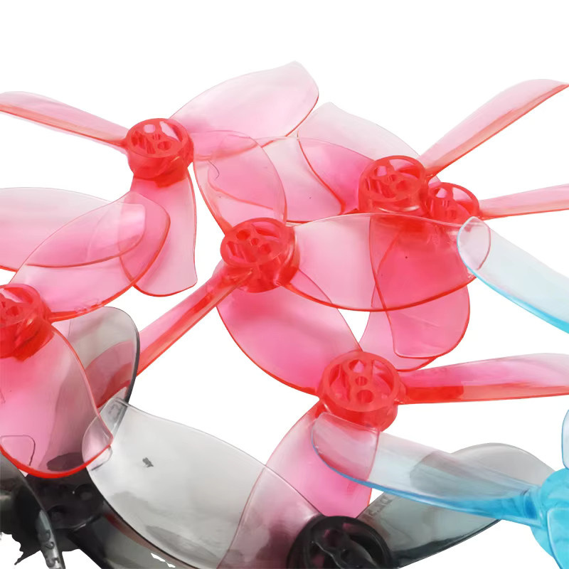 Gemfan D2.5 3-Blatt 2,5-Zoll FPV Propeller Set in Pink, 8 Stück (4CW+4CCW), 1,5mm Loch für 1404 Motoren und FPV Drohnen wie SpeedyBee BEE25 mit DJI O4 Air Unit - Bild 3