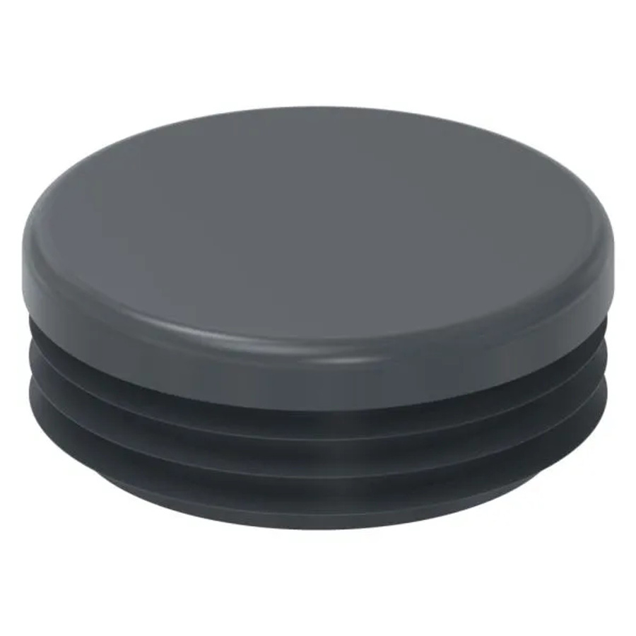 FeNau Einsteckkappe aus Kunststoff für Rohr Ø 42,4 mm, Wandstärke 1,0-2,0 mm, Farbe Anthrazit RAL 7016 - Bild 2