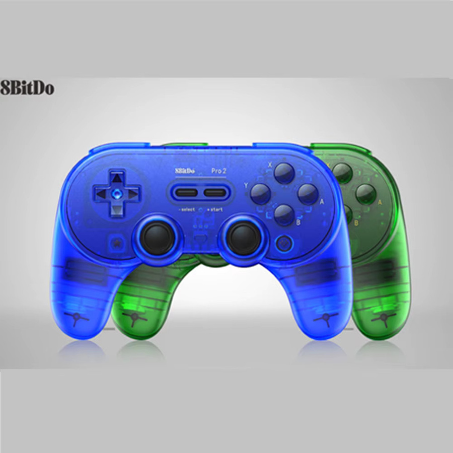 8BitDo Pro 2 Bluetooth-Controller Gamepad mit Hall-Effekt-Joysticks für Nintendo Switch und PC in Transparent Blue Edition - Bild 4