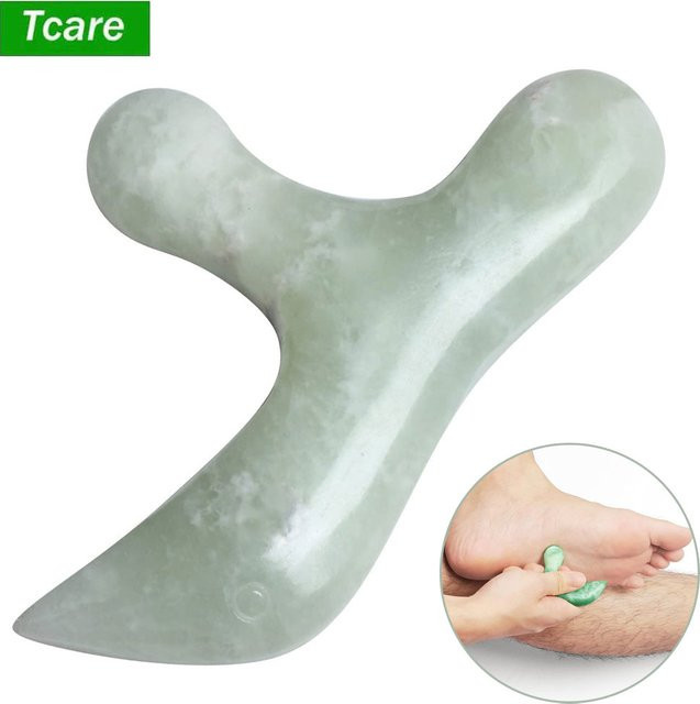 Tcare Fußmassagegerät aus natürlicher Jade, Akupunkturpunktmassage - Bild 1