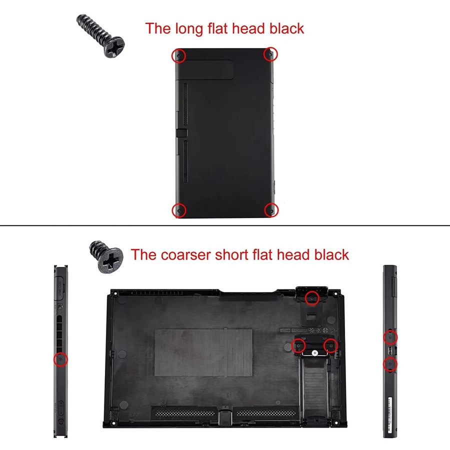 Nintendo Switch Joy Con Reparaturset mit Schrauben und Federn für die linke und rechte Konsole - Bild 2