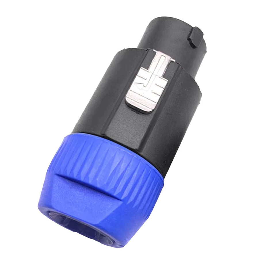 FRHY Pro Audio 8-poliges SpeakON- und Powercon-Stecker-Set in Schwarz mit Buchsen für Schalttafelmontage und Stecker-Adaptern für Lautsprecher- und Stromkabel - Bild 3