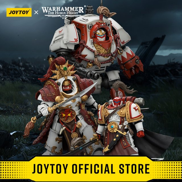 JOYTOY Warhammer The Horus Heresy White Scars Qin Xa Hibou Khan Contemptor Dreadnought, Actionfigur - Bild 1