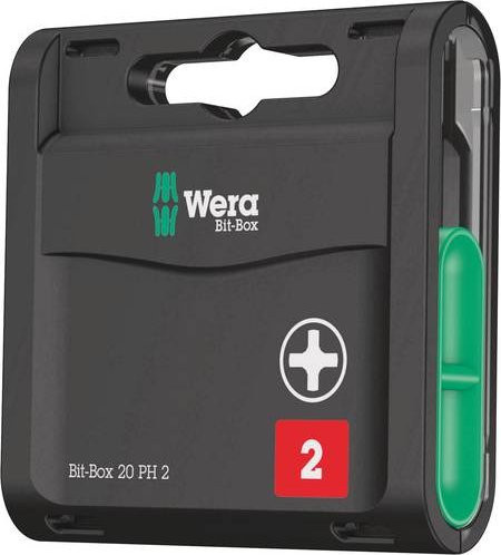 Wera Bit-Box Schraubendreher-Bits in Schwarz aus Kunststoff - Bild 1