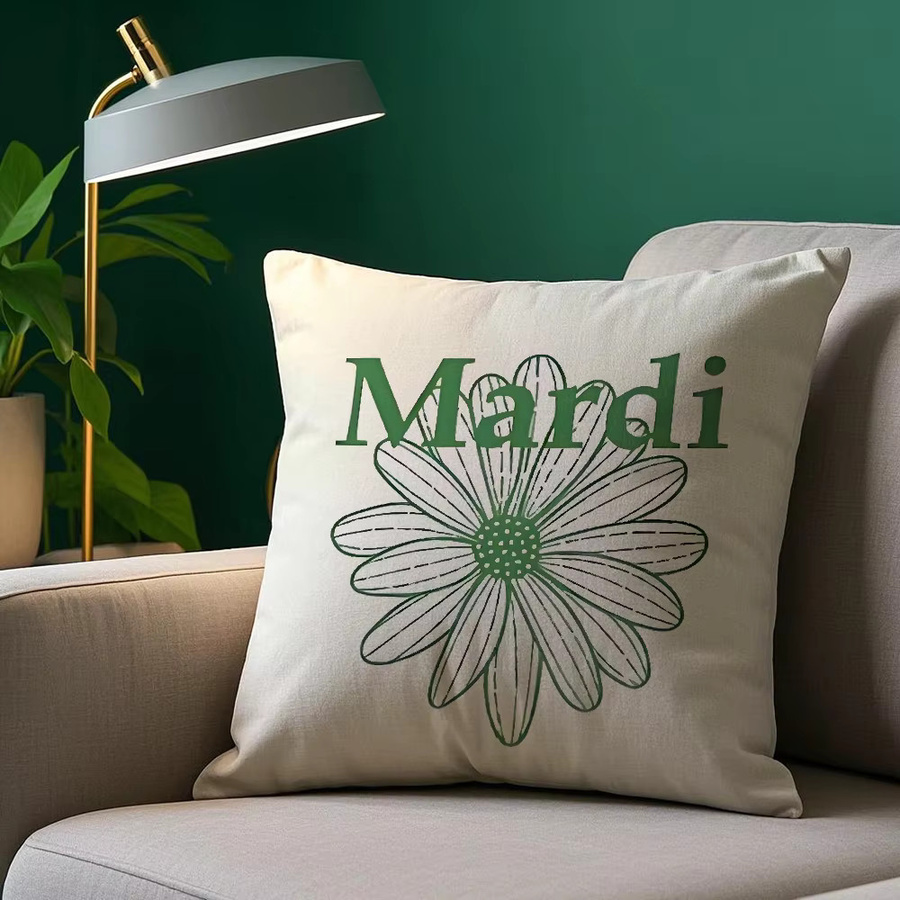 M-MiuS Plüsch-Kissenbezug mit weichem doppelseitigem Druck für dein Sofa oder zur Dekoration - Bild 2