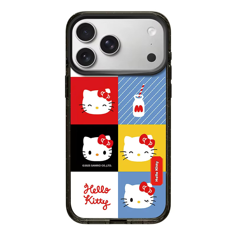 Sanrio Hello Kitty Acryl-Handyhülle für iPhone 17 Pro Max 16 15 14 Plus 13 12 Transparent Sturzsicher - Bild 4