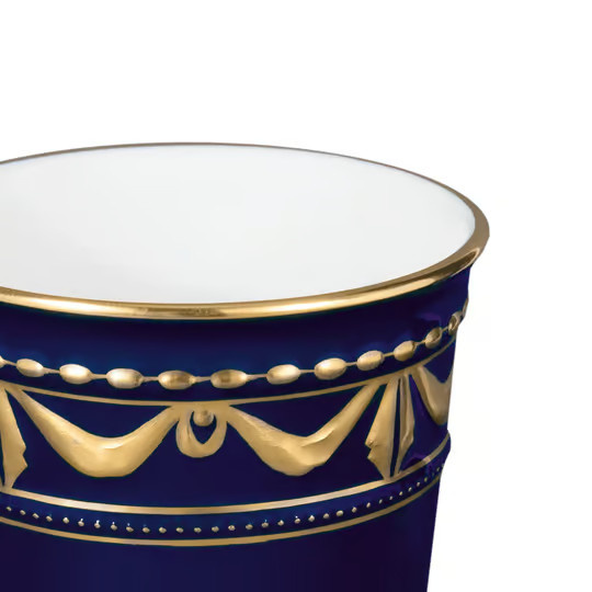KPM Champagnerbecher in Blau und Gold - Bild 2
