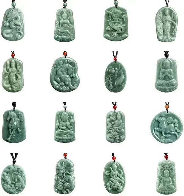Anhänger Green Burmese Jadeite, Damen - Bild 1
