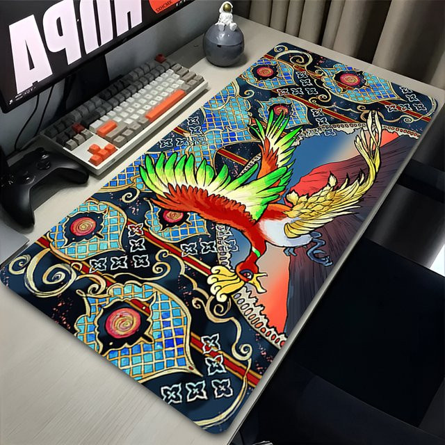 Bandai Pokémon Ho-Oh Mauspad XXL Multicolour Schreibtischunterlage für Gamer und Büro - Bild 1