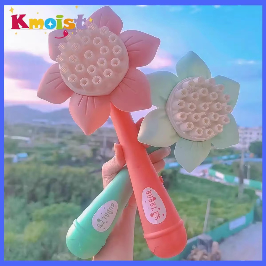 Kmoist Sonnenblumen-Seifenblasen-Pomperos, 23-Loch-Blasenmaschine, automatische Gebläse - Bild 2