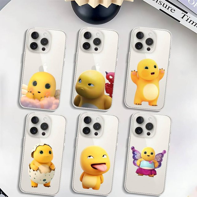 Mesuca N-nailong Kawaii Handyhülle Transparent für iPhone 11 bis iPhone 17 Pro Max Mini Plus - Bild 1