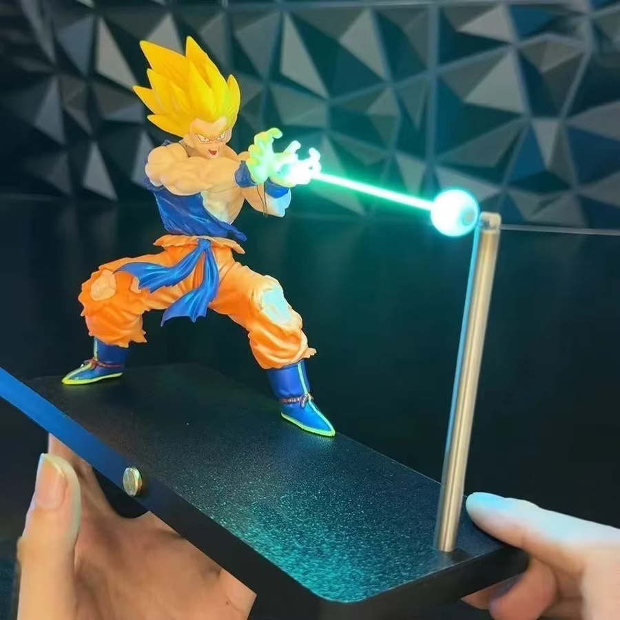 Bandai Dragon Ball Son Goku Kamehameha Nachtlampe, Desktop-Dekoration, Bunt / Mehrfarbig - Bild 2