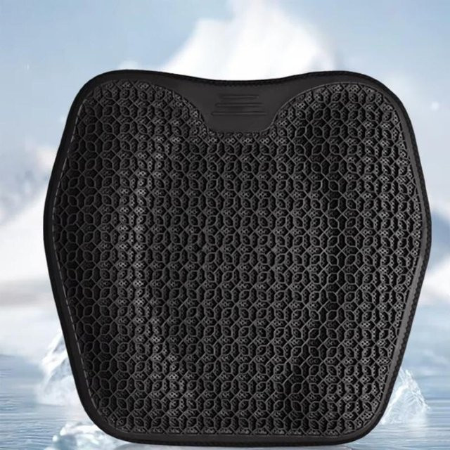 Ergonomisches Waben-Gel-Sitzkissen in Schwarz, atmungsaktiv und waschbar für Auto, Büro oder Zuhause - Bild 1