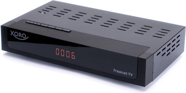 XORO HRT 8770 TWIN Antennenreceiver DVB-T/T2 Full HD in Schwarz - Bild 1