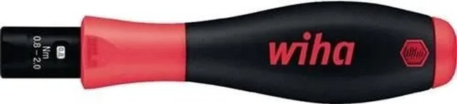 Wiha Drehmoment-Schraubendreher TorqueVario-S mit variabel einstellbarer Drehmomentbegrenzung 0,4-1,0 Nm, Schwarz-Rot - Bild 2