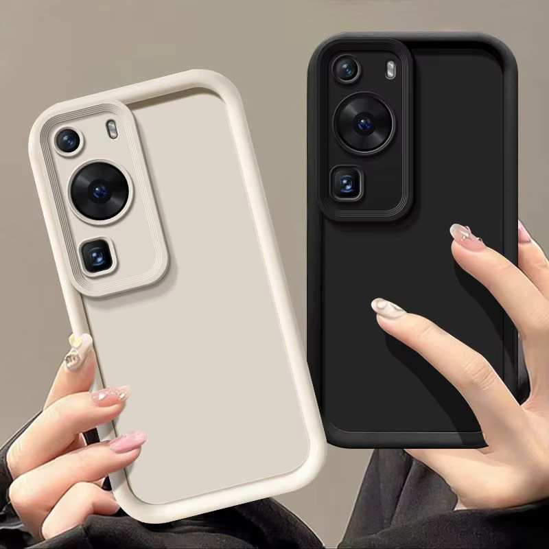 Luxus Matte Soft Cover für Huawei P60 und Huawei P60 Pro in Rot - Bild 4
