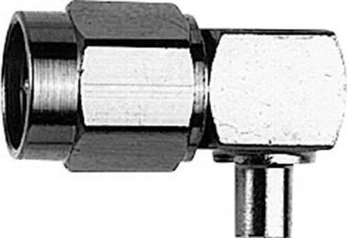 Telegärtner SMA-Steckverbinder Stecker gewinkelt 50 Ohm Silber - Bild 1