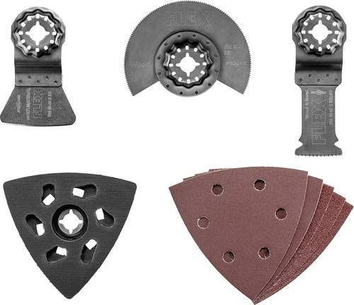 Flex Sägeblatt-Set Starlock für Renovierungsarbeiten, Schwarz - Bild 1