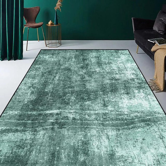 Moderner Karpetti Teppich in Grün für Wohnzimmer, Schlafzimmer und Flur, B/T: 200 x 230 cm - Bild 1