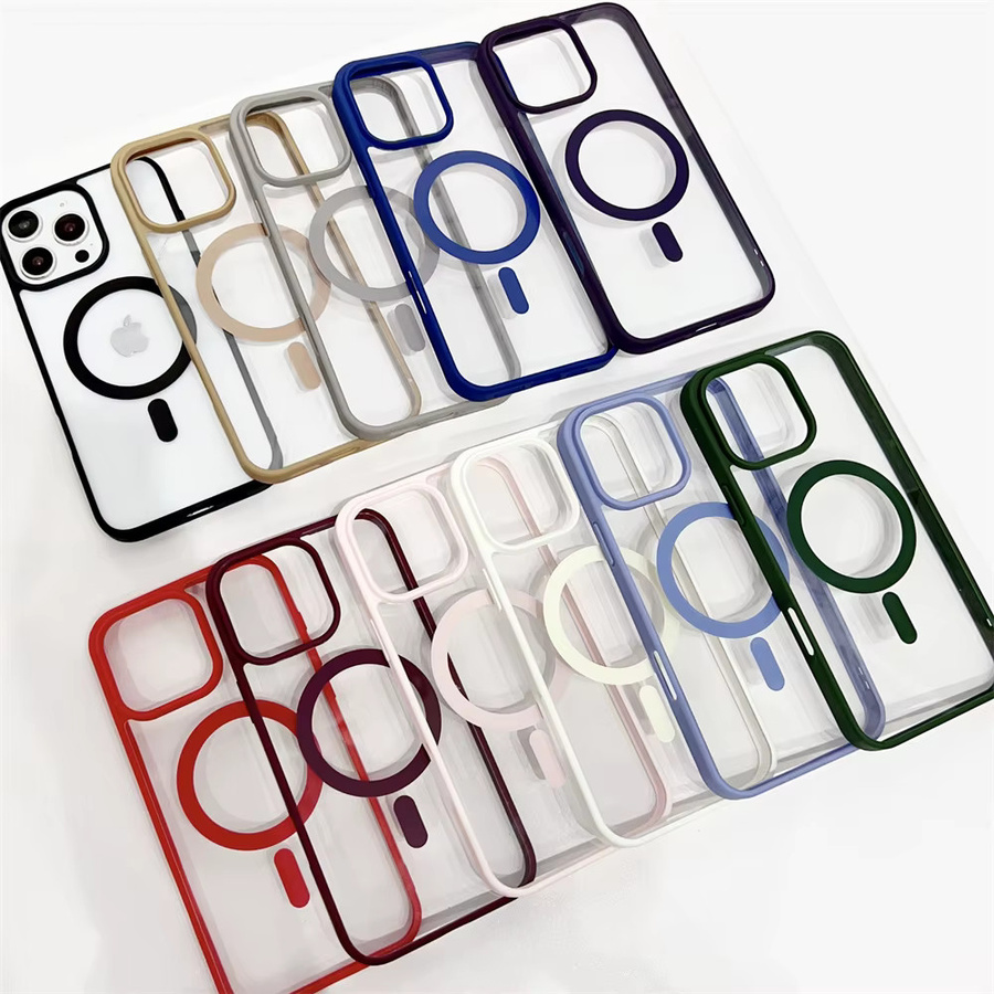 Transparente MagSafe Schutzhülle von TEXT ME für iPhone 11 bis iPhone 16 Pro Max in Blau - Bild 3