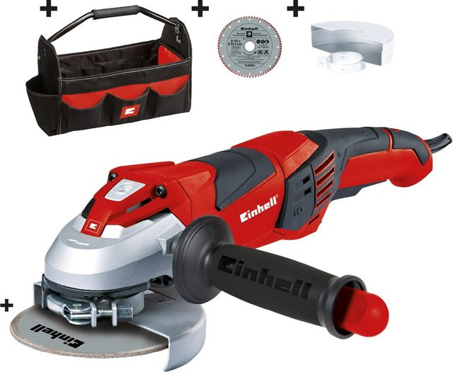 Einhell Winkelschleifer-Set TE-AG 125 CE Kit in Rot - Bild 1