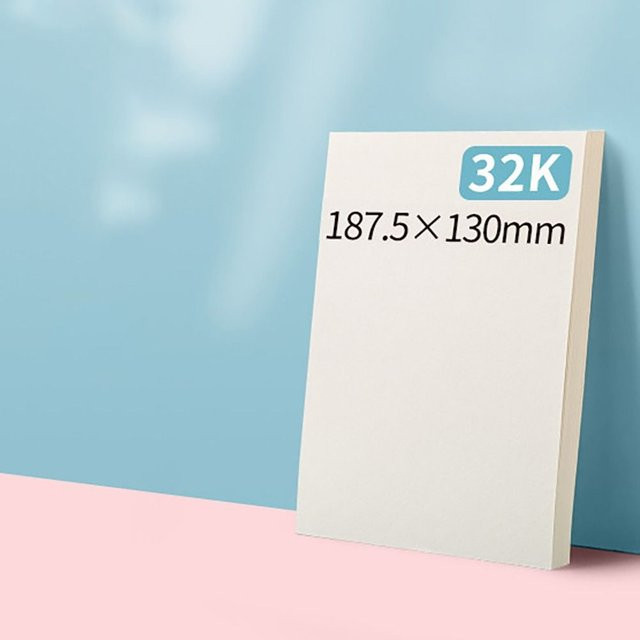 50 Blatt Ölpastell-Spezialpapier in Weiß, 200g verdicktes Blanko-Zeichenpapier für Ölmalerei und Buntstifte - Bild 1