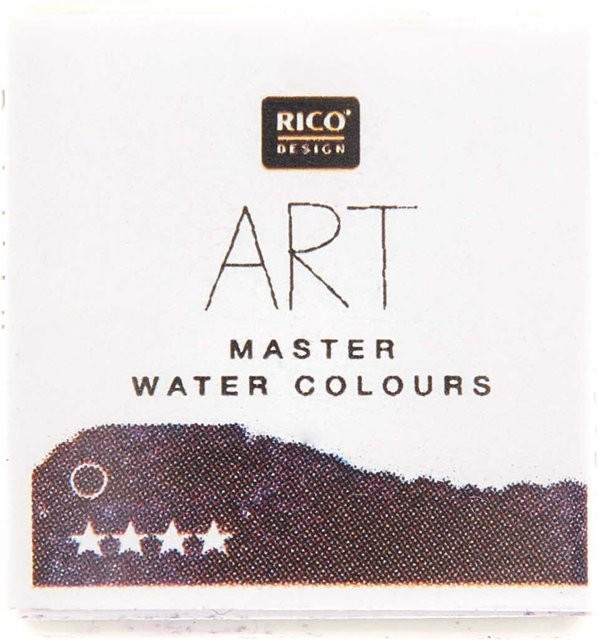 Rico Design ART Master Aquarellfarbe Dunkelviolett im halben Näpfchen - Bild 1