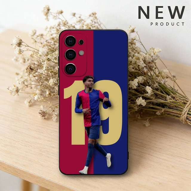 Handyhülle Fußball Lamine Yamal für Samsung Galaxy S26 S25 S24 S23 S22 S30 S21 S10 S9 Ultra Plus Lite in Schwarz - Bild 1