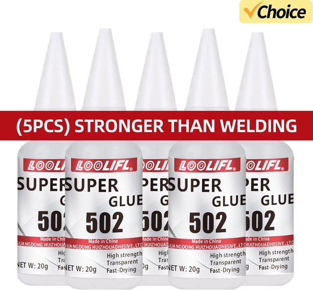LOOLIFL 502 Superkleber Cyanacrylat, transparent, 20 ml - Bild 1