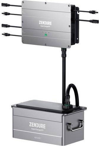 Zendure SolarFlow Set Balkonkraftwerk-Speicher mit MPPT-Laderegler in Grau - Bild 1