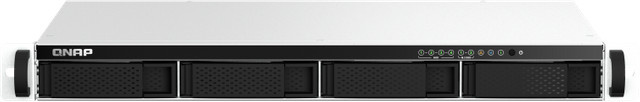 QNAP TS-464EU-8G NAS Rack 1U mit Ethernet und HDMI in Schwarz - Bild 1
