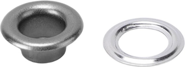 ZuiyouSports1 Edelstahl Ösen mit Unterlegscheiben in Silber, 300 Sets, 6 mm - Bild 1