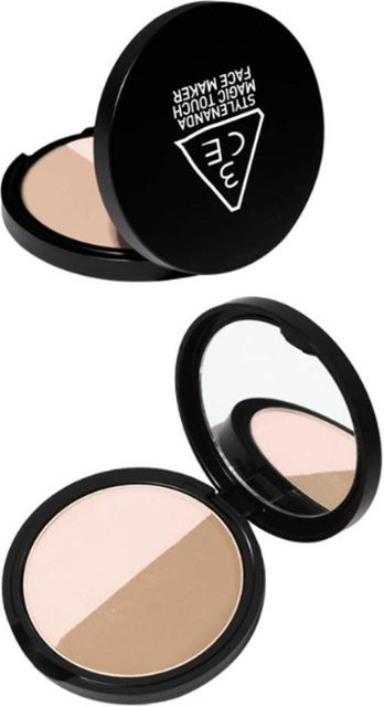 3CE Magic Touch Face Maker Puder, Pink, 11 g, Schimmernd - Bild 1