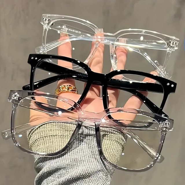 Sharif Korrektionsbrille, quadratisch, Vollrand, Kunststoff, Unisex, schwarz - Bild 1