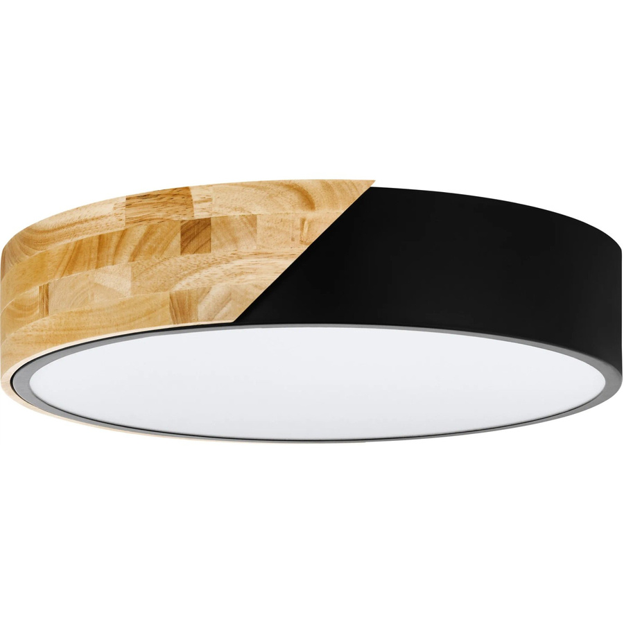 Eglo Deckenleuchte Grimaldino 2-flammig in Schwarz-Braun mit Durchmesser: 40 cm - Bild 2