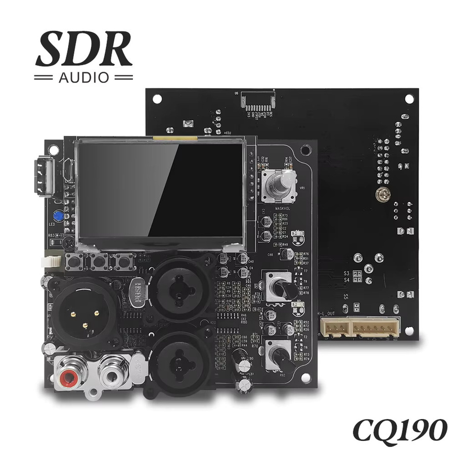 ShennDare CQ380 DSP Modul Digitaler Audio Prozessor 2 In 4 Out FIR Filter 96kHz in Schwarz für professionelles Lautsprecher Management - Bild 2