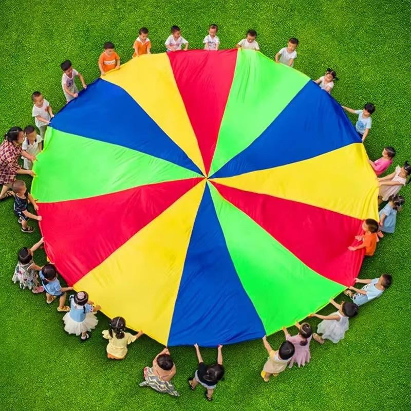 Yiran bag Regenbogen Schirm Fallschirm Spielzeug ab 3 Jahren - Bild 4