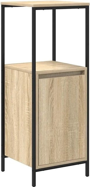 vidaXL Badschrank mit Regalen und Türen in Sonoma-Eiche, B/T/H: 36 x 35 x 95 cm - Bild 1