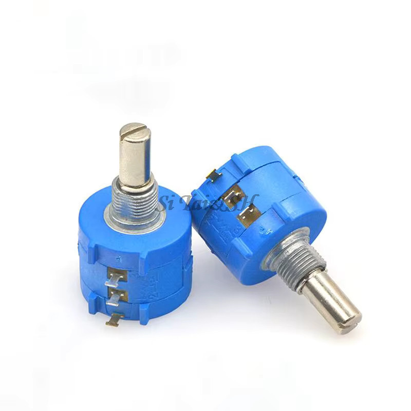 Si Tai&SH Präzisionspotentiometer 3590S Einstellbarer Widerstand in Blau - Bild 2