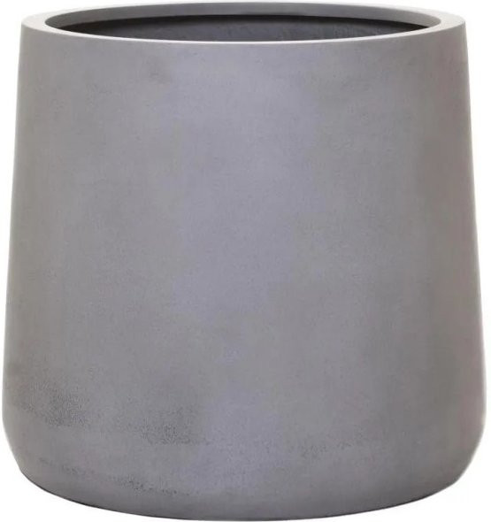 Vivanno Blumentopf Vekra in Betongrau aus Fiberglas, B/T/H: 55 x 55 x 50 cm - Bild 1