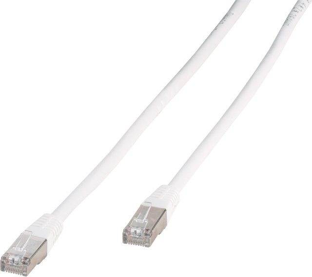 Vivanco CAT 5e Ethernet LAN Netzwerkkabel, Weiß, 20 m - Bild 1
