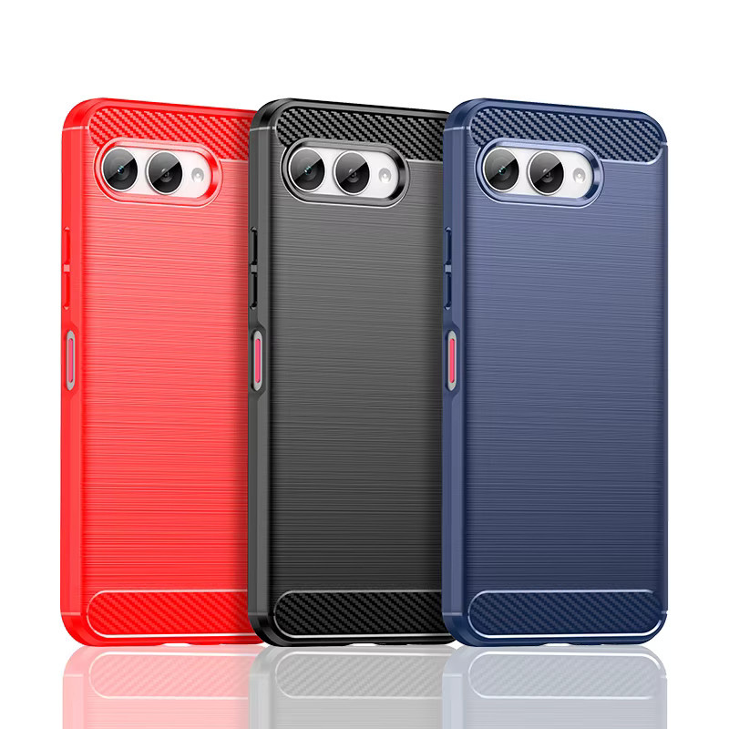 Stoßfeste Silikon Schutzhülle von HATOLY für T-Mobile T Phone 3 und T-Mobile T Phone 3 Pro aus gebürstetem TPU in Blau oder Schwarz - Bild 6