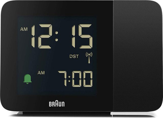 Braun BC15B-DCF digitaler Projektionswecker in Schwarz - Bild 1