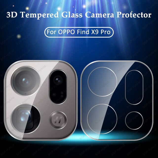 2er-Set transparentes 3D Glas-Kameraschutzglas für OPPO Find X9 Pro, Find X9 und X9 Pro 5G mit HD-Objektivschutzfolie - Bild 1