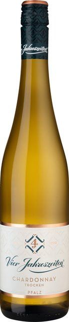 Vier Jahreszeiten Chardonnay Weißwein, 2024, Pfalz, trocken, 0,75 l - Bild 1