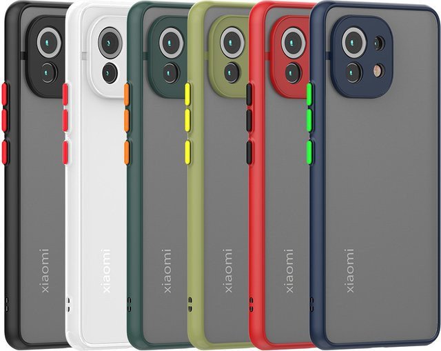 Stoßfeste Schutzhülle für Xiaomi Mi 11 und Mi 11 Lite 5G in Grün - Bild 1