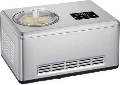 Severin EZ 7406 Eismaschine mit Kompressor aus Edelstahl in Silber, 2 l - Bild 1