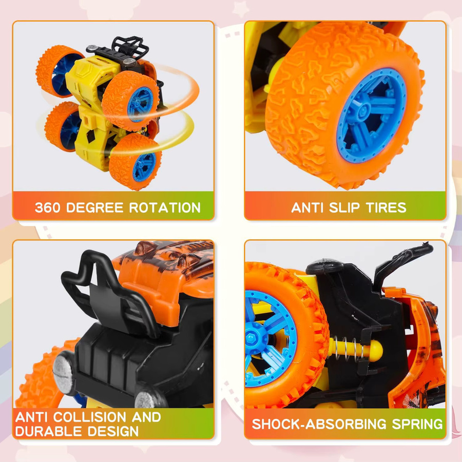 Hot Wheels Monster Trucks, Spielzeugautos, 4er-Pack - Bild 4