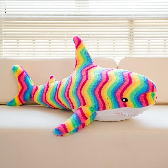 Kidsly Regenbogenhai Plüschpuppe, Meerestiere, Bunt / Mehrfarbig - Bild 1