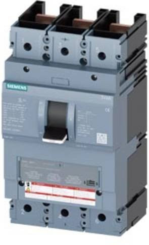 Siemens 3VA6460-1BB31-0AA0 Leistungsschalter in Grau mit einem maximalen Einstellbereich von 600A und einer maximalen Schaltspannung von 600 V/AC - Bild 1
